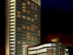 city office building construction avant-garde design hotel - 390 Modèle 3D