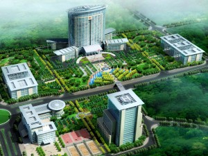 city office building construction avant-garde design hotel - 403 3D Model