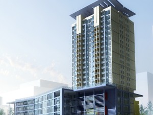 city office building construction avant-garde design hotel - 403 3D Model