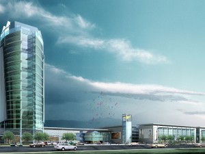 city office building construction avant-garde design hotel - 417 3D-Modell