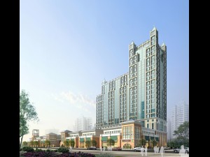 city office building construction avant-garde design hotel - 426 3D मॉडल