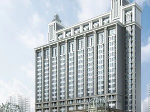 stadskantoorgebouw avant-gardistisch designhotel - 432 3D Model