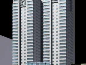 Stadtb&uuml;rogeb&auml;udebau Avantgarde-Designhotel - 449 3D Modell