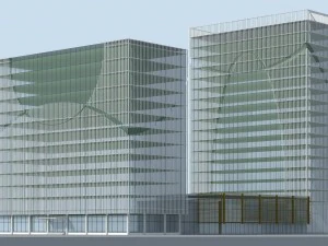 城市办公楼建设前卫设计酒店&mdash;&mdash;504 3D 模型