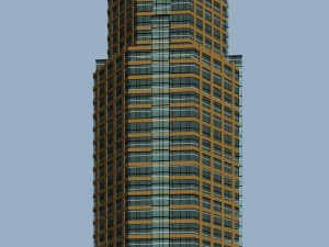 city office building construction avant-garde design hotel - 515 3D 모델