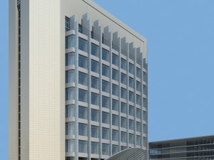 city office building construction avant-garde design hotel - 530 3D-Modell