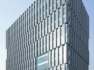 city office building construction avant-garde design hotel - 553 3D Model