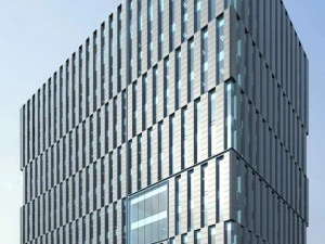 edificio de oficinas de la ciudad construcci&oacute;n hotel de dise&ntilde;o vanguardista - 553 Modelo 3D