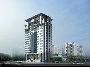 city office building construction avant-garde design hotel - 5622 3D Model
