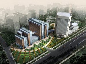 city office building construction avant-garde design hotel - 5627 3Dモデル