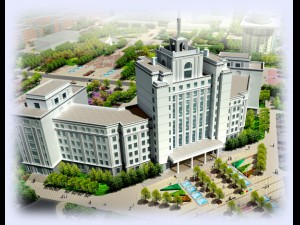 city office building construction avant-garde design hotel - 5629 Modello 3D