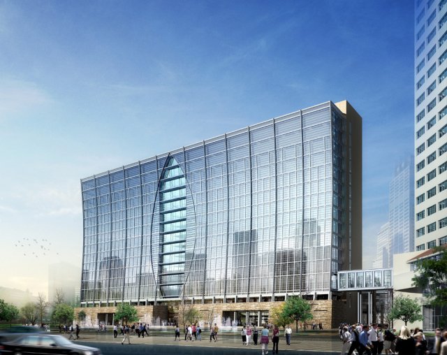 city office building construction avant-garde design hotel - 5631 3D Model .c4d .max .obj .3ds .fbx .stl .blend 