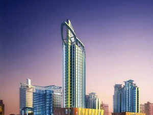 시티 오피스 빌딩 건설 아방가르드 디자인 호텔 - 5634 3D 모델