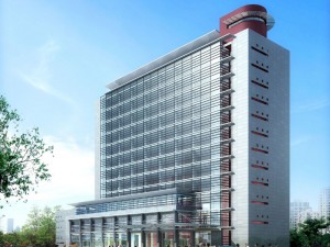 city office building construction avant-garde design hotel - 5651 Modello 3D