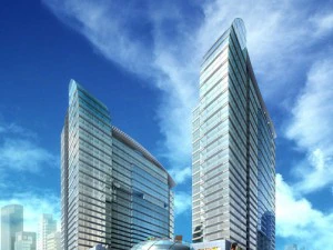 Строительство городского офисного здания, авангардный дизайн-отель - 5657 3D Модель