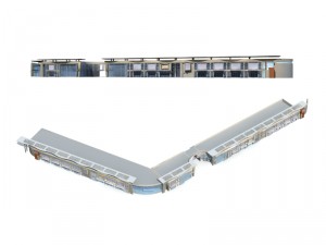 city office building construction avant-garde design hotel - 56406 3D Model