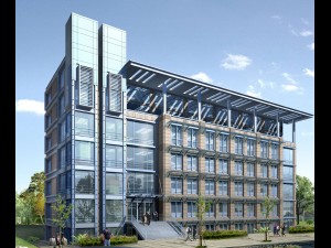 city planning office building fashion design - 01 3D Model