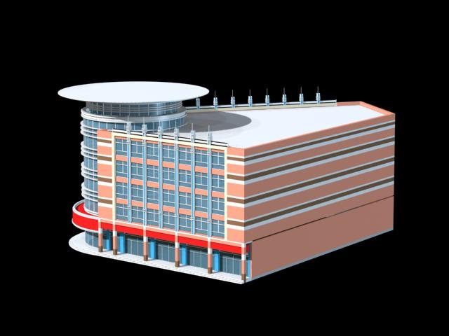 city planning office building fashion design - 02 Modelo 3D .c4d .max .obj .3ds .fbx .stl .blend 