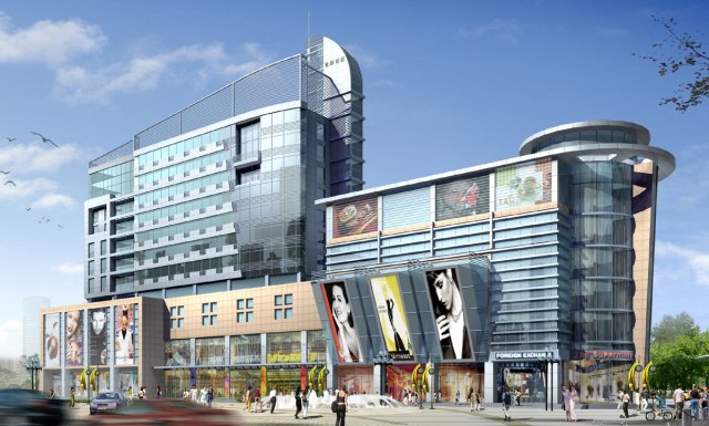 city planning office building fashion design - 03 3D Model .c4d .max .obj .3ds .fbx .stl .blend 