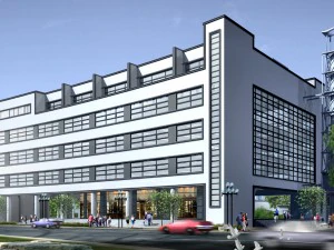 city planning office building fashion design - 04 3D Model