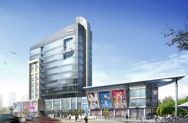 city planning office building fashion design - 05 3D Model .c4d .max .obj .3ds .fbx .stl .blend 