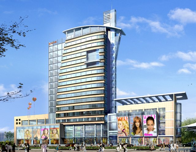city planning office building fashion design - 06 3D Model .c4d .max .obj .3ds .fbx .stl .blend 