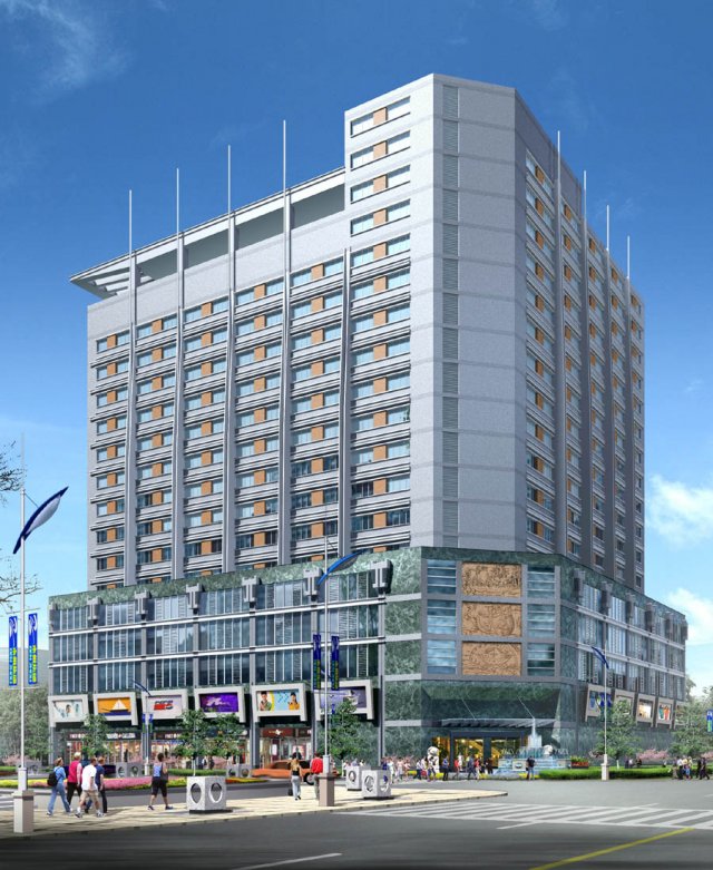 city planning office building fashion design - 07 3D Model .c4d .max .obj .3ds .fbx .stl .blend 