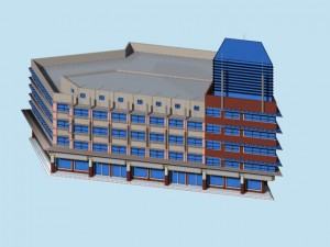 city planning office building fashion design - 15 Modèle 3D