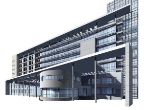 city planning office building fashion design - 16 3D Model