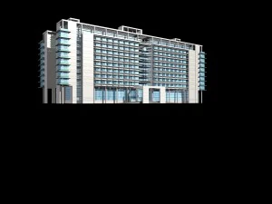 city planning office building fashion design - 25 3D Model