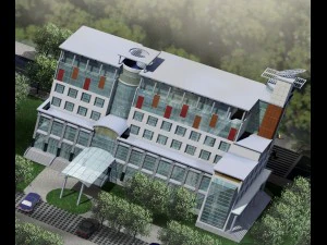 city planning office building fashion design - 27 3D Model