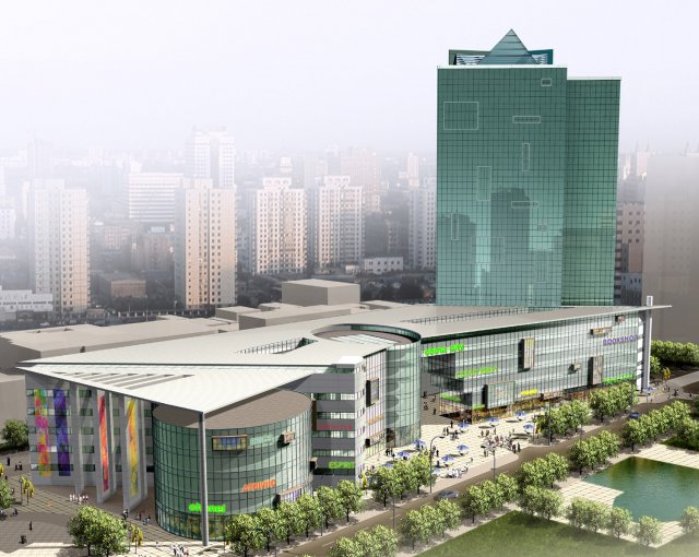 city planning office building fashion design - 35 3D 모델 .c4d .max .obj .3ds .fbx .stl .blend