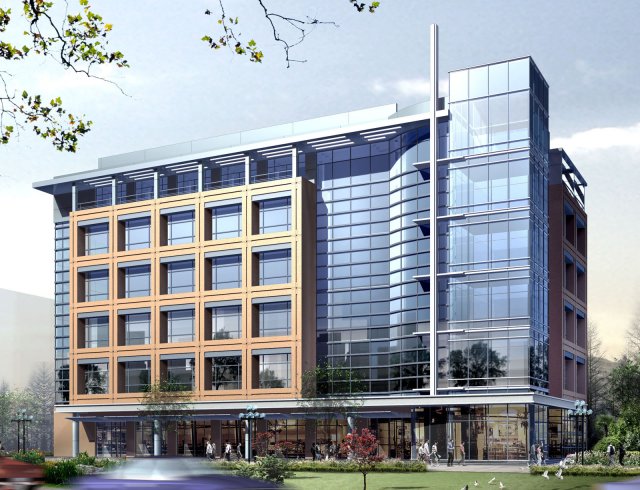 city planning office building fashion design - 40 3D Модель .c4d .max .obj .3ds .fbx .stl .blend 