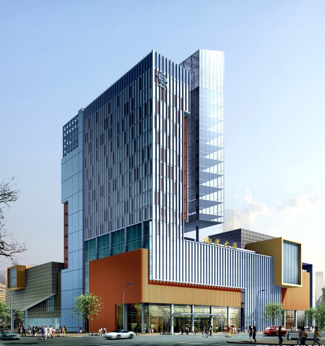 city planning office building fashion design - 41 3D Модель .c4d .max .obj .3ds .fbx .stl .blend 