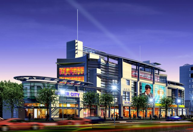 city planning office building fashion design - 43 Modèle 3D .c4d .max .obj .3ds .fbx .stl .blend 