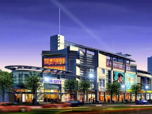 city planning office building fashion design - 43 3D Model