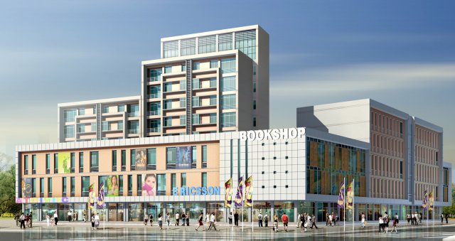 city planning office building fashion design - 48 Modello 3D .c4d .max .obj .3ds .fbx .stl .blend 