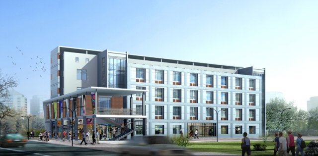 city planning office building fashion design - 61 3D Model .c4d .max .obj .3ds .fbx .stl .blend 