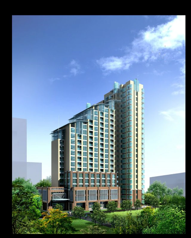 city planning office building fashion design - 63 3D Model .c4d .max .obj .3ds .fbx .stl .blend 