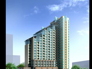 Stadtplanung Bürogebäude Modedesign - 63 3D Modell