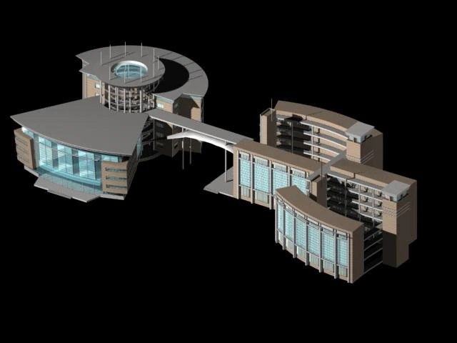 city planning office building fashion design - 67 3D Model .c4d .max .obj .3ds .fbx .stl .blend