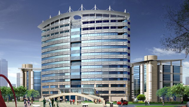 city planning office building fashion design - 71 3D Модель .c4d .max .obj .3ds .fbx .stl .blend 