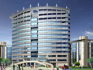 city planning office building fashion design - 71 3D Model