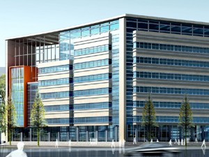 city planning office building fashion design - 80 3D Model