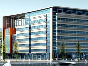 design de moda de prédio de escritórios de planejamento urbano - 80 Modelo 3D