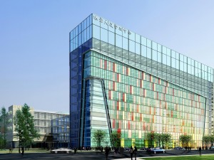 city planning office building fashion design - 81 3D Model