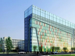 city planning office building fashion design - 81 3D Model