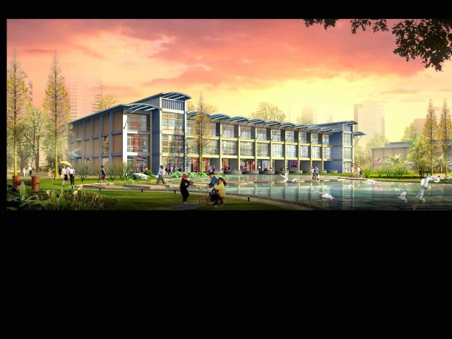 city planning office building fashion design - 83 3D Model .c4d .max .obj .3ds .fbx .stl .blend 