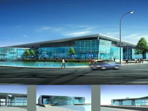 city planning office building fashion design - 88 3D Model