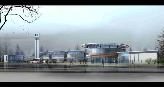 city planning office building fashion design - 93 Modello 3D .c4d .max .obj .3ds .fbx .stl .blend